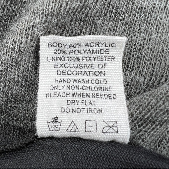 Large Colorblock Patchwork Sweater Knit Long Sleeve Top Stretch Pullover - Picture 10 of 10